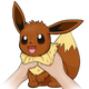 “Tighten your bond with your beloved Eevee. Hug this feature plush Eevee to make its ears move and activate cute sounds. Three modes with 10 sounds and phrases. SRP: $29.99. Ages: 3 years and up.”